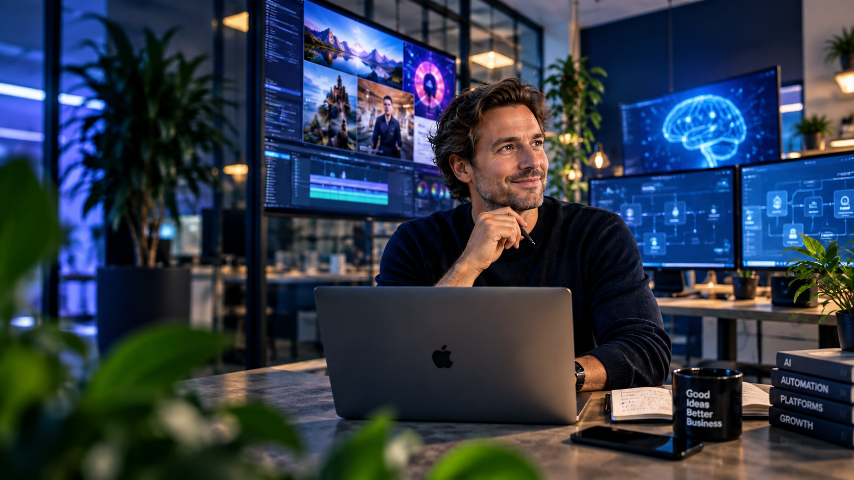Innovatiecafé voor digitale content, websites, automatisering en platformontwikkeling